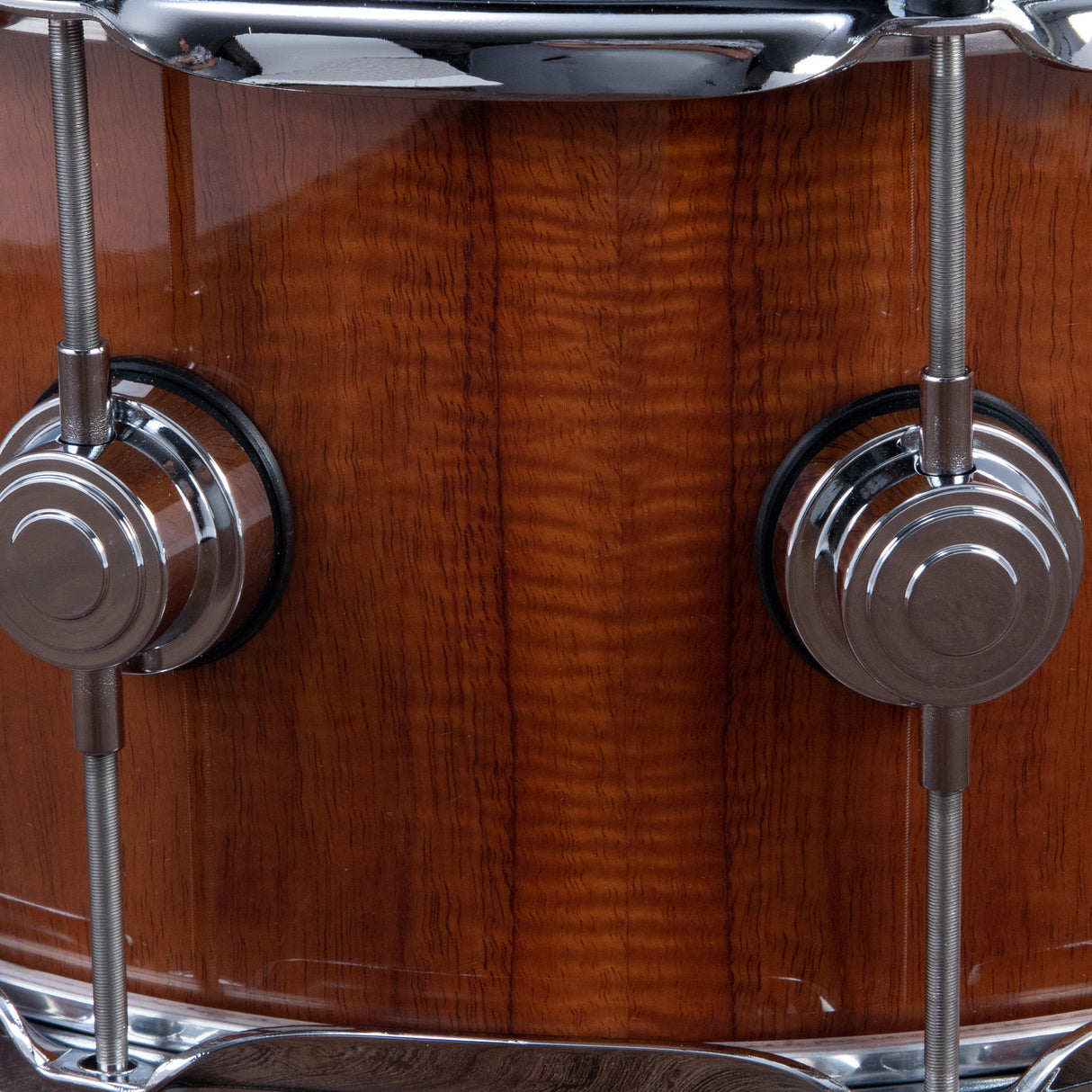 DW 6.5 x 14-Inch Collector's Maple Exotic Series Snare Drum - Natural Lacquer over Koa