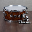 DW 6.5 x 14-Inch Collector's Maple Exotic Series Snare Drum - Natural Lacquer over Camphor Burl