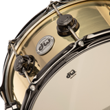 DW Collectors Series 6.5x14 Vintage Bell Brass Snare Drum - Black Nickel Hardware