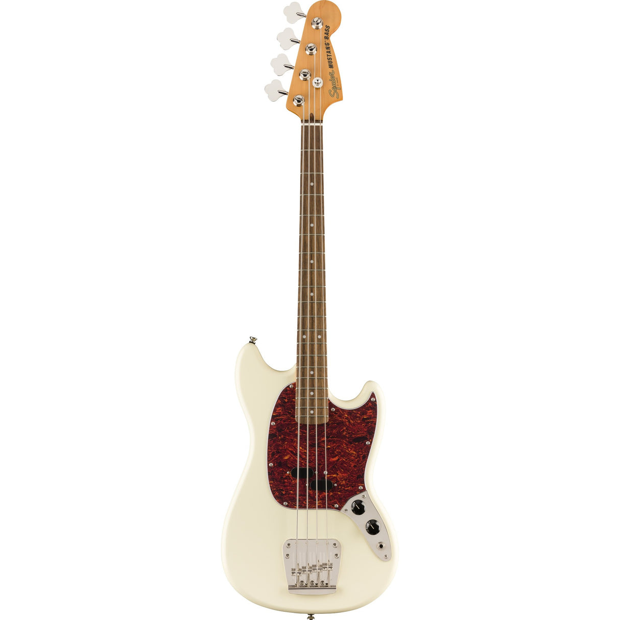 Squier Classic Vibe '60s Mustang Electric Bass Guitar - Olympic White