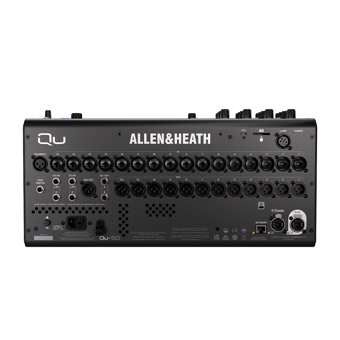 Allen & Heath Qu-5D 32-Channel Digital Mixer with 16x16 Dante