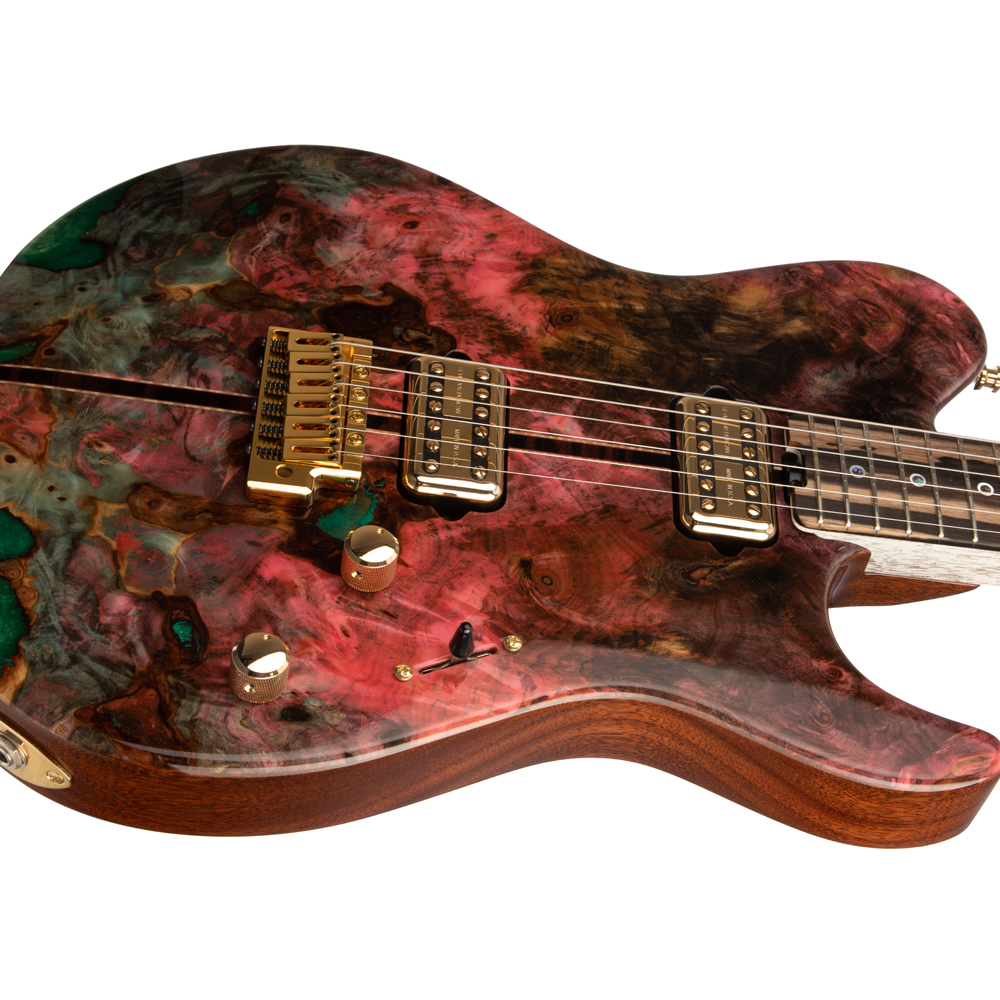 ESP Exhibition Limited Throbber CTM FL Electric Guitar - Natural Amorous Brown - New