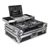 ProX XS-UXLT Universal Flight Style Road For Medium Sized DJ Controllers with Sliding Laptop Shelf