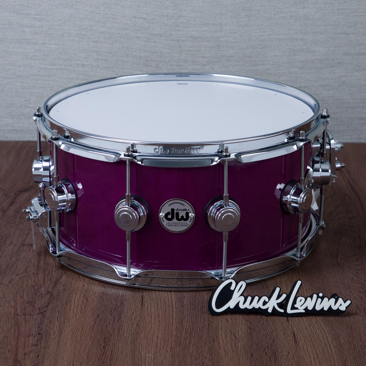 DW 6.5 x 14-Inch Collector's 333 Maple Snare Drum - Ultraviolet Purple
