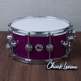 DW 6.5 x 14-Inch Collector's 333 Maple Snare Drum - Ultraviolet Purple