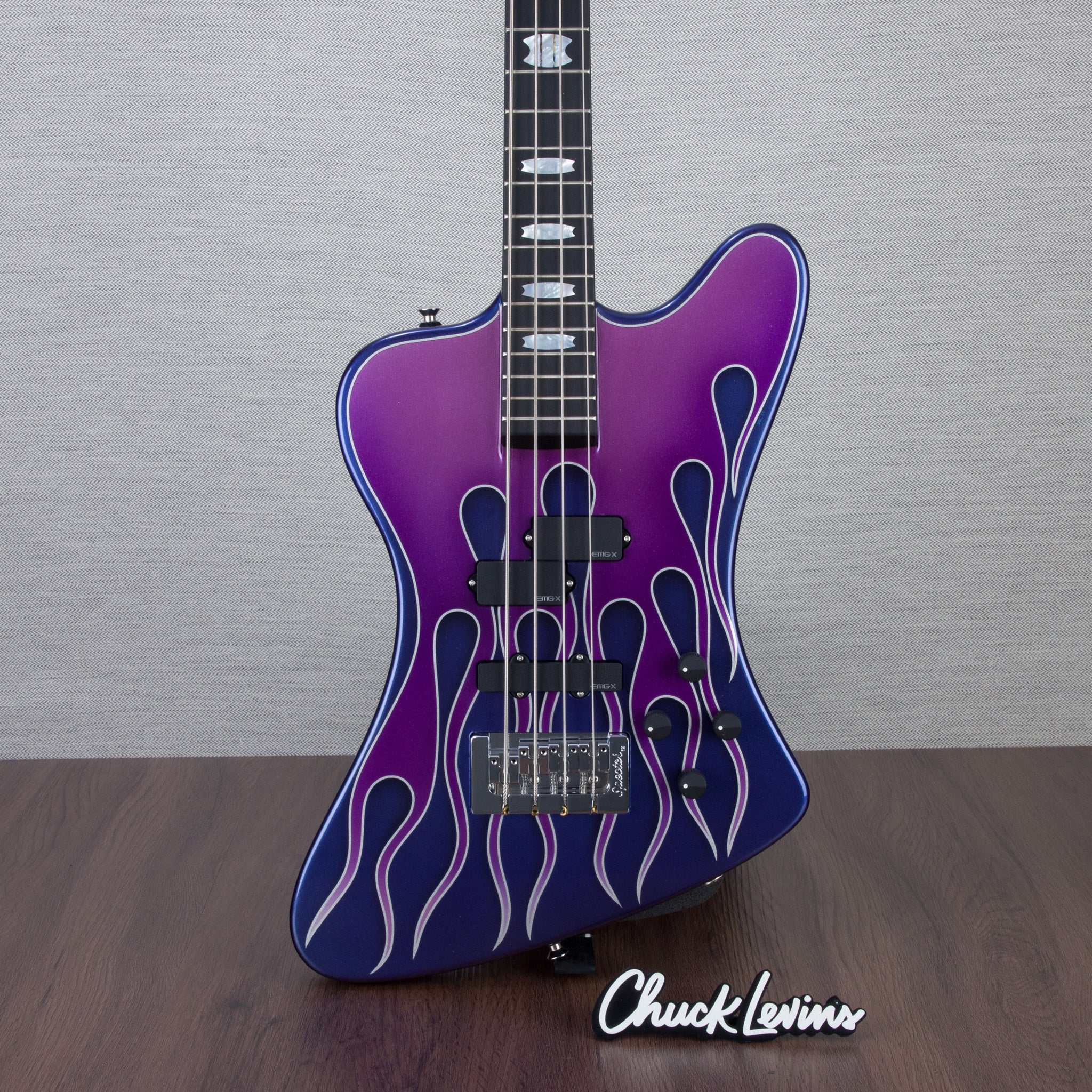Spector USA Custom NS-2X Hot Rod Series Painted by Dan Lawrence