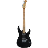 Charvel Pro-Mod DK24 HH 2PT CM, Caramelized Maple Fingerboard - Gloss Black