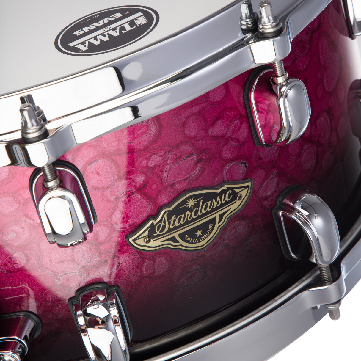 Tama Starclassic Walnut/Birch 14 x 6.5-Inch Snare - Molten Dark Raspberry