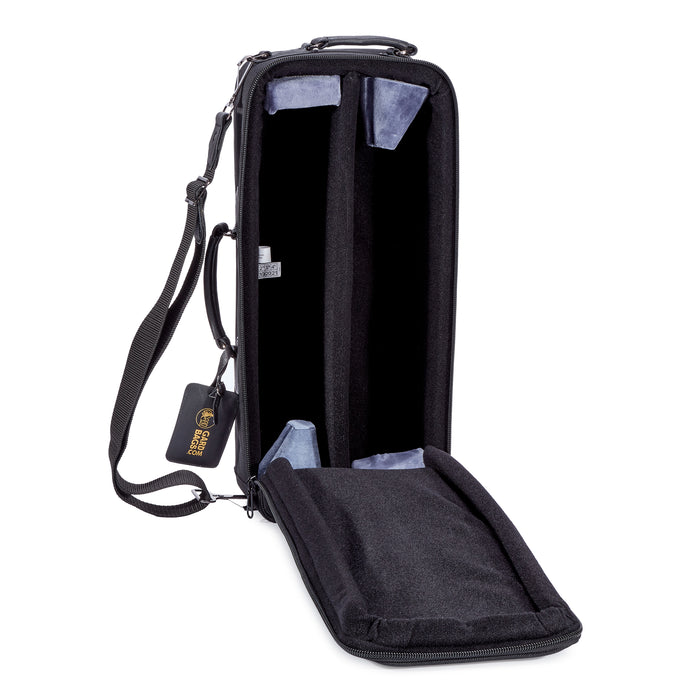 GARD 4-MCSK Compact Double Trumpet Gig Bag - Black Polyester