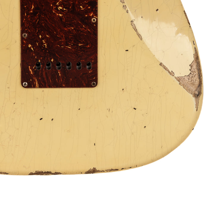 Fender Custom Shop 1956 Stratocaster Heavy Relic Guitar - Aged Vintage White - CHUCKSCLUSIVE - #R117529