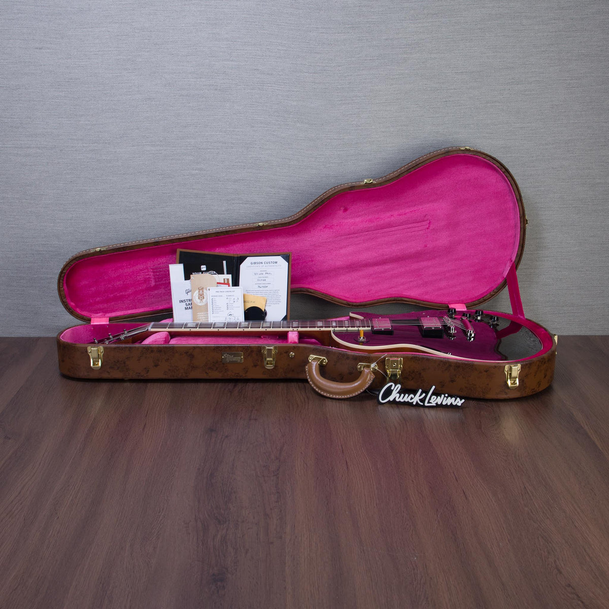 Gibson Custom Shop 1957 Les Paul Standard Reissue Electric Guitar - Hemisphere Shift Top - #761054