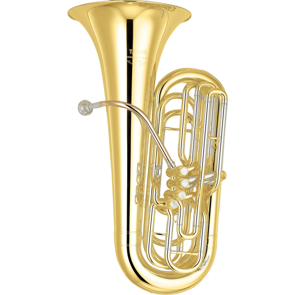 Yamaha YBB-621 Professional 3/4 BBb Tuba - Front Action