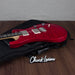 PRS CE24 Flame Maple Electric Guitar, Ebony Fingerboard - Scarlet Red - CHUCKSCLUSIVE - #230373137