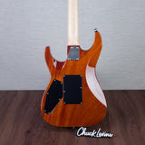 ESP USA M-II DX Electric Guitar - Red Rose Marble - #US25050