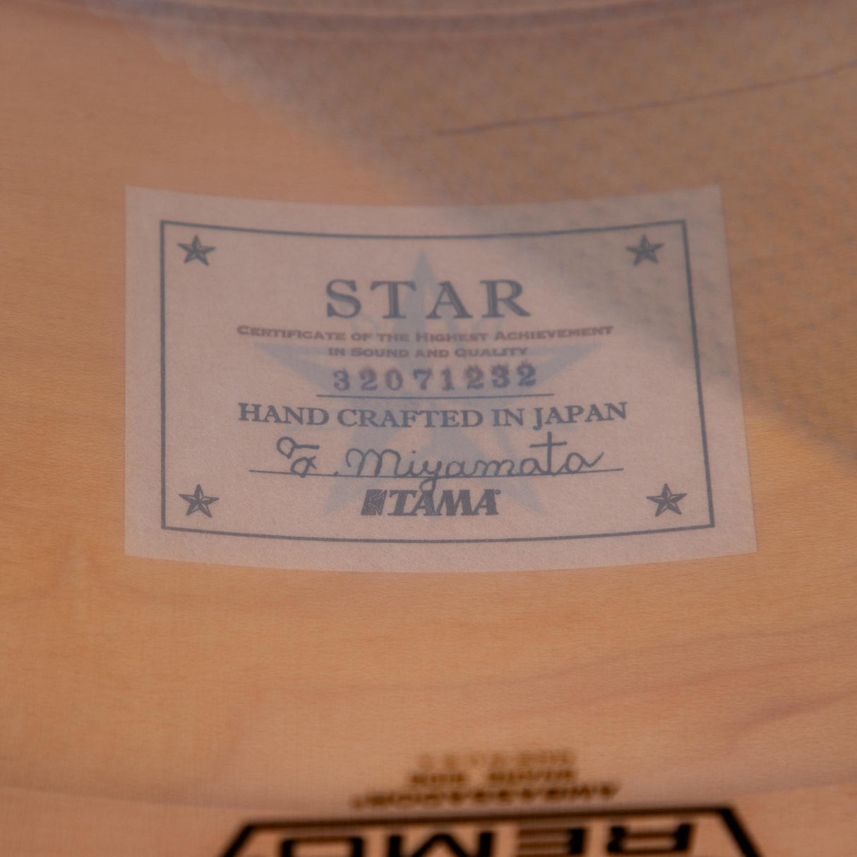 Tama Star Maple 6.5x14 Snare Drum - Smoky Black