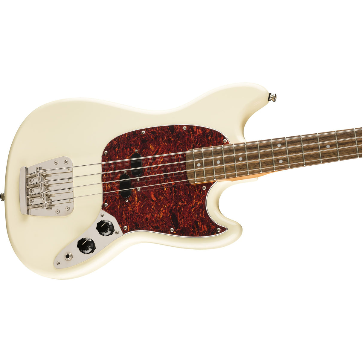 Squier Classic Vibe '60s Mustang Electric Bass Guitar - Olympic White