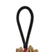 Pearl Kenari Nut Shaker with Rope Handle