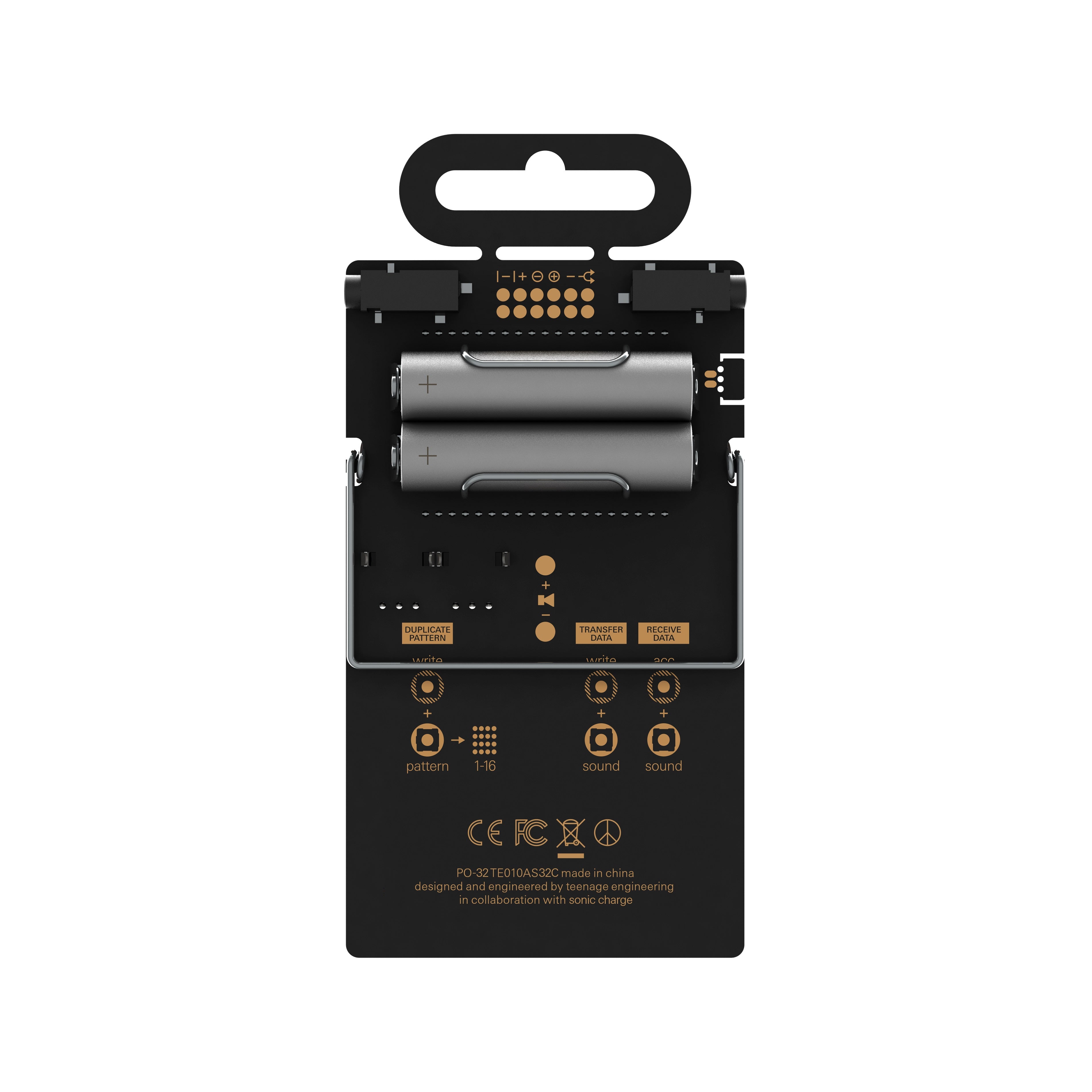 Teenage Engineering PO-32 Tonic Pocket Operator Drum Machine