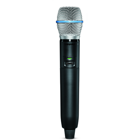 Shure GLXD24+ Digital Wireless Handheld System with BETA 87A Microphone - Mint, Open Box