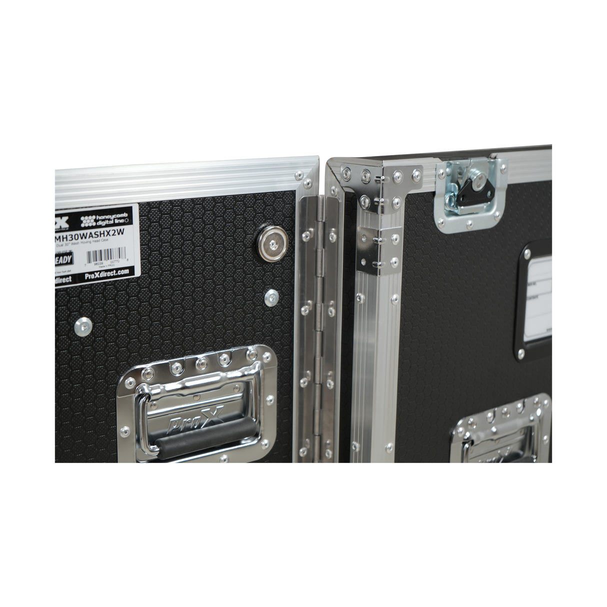 ProX XS-MH30WASHX2W for Two Moving Head Fixtures ATA Flight Style Road Case with Casters