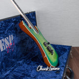 ESP USA M-I DX FR Electric Guitar - Lime Burst - #US25167