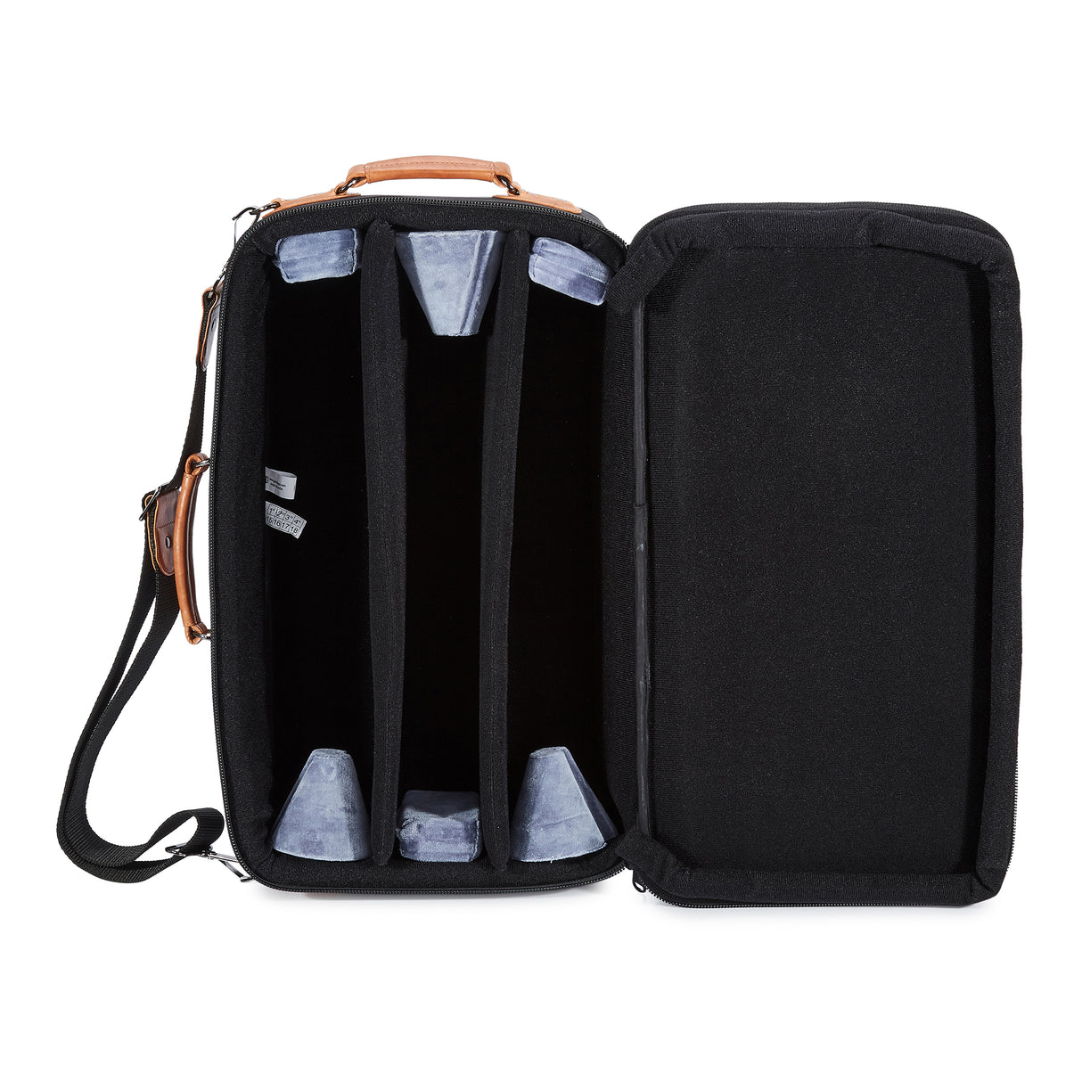 GARD 5-ECSK Elite Triple Trumpet Gig Bag - Black Cordura with Leather Trim