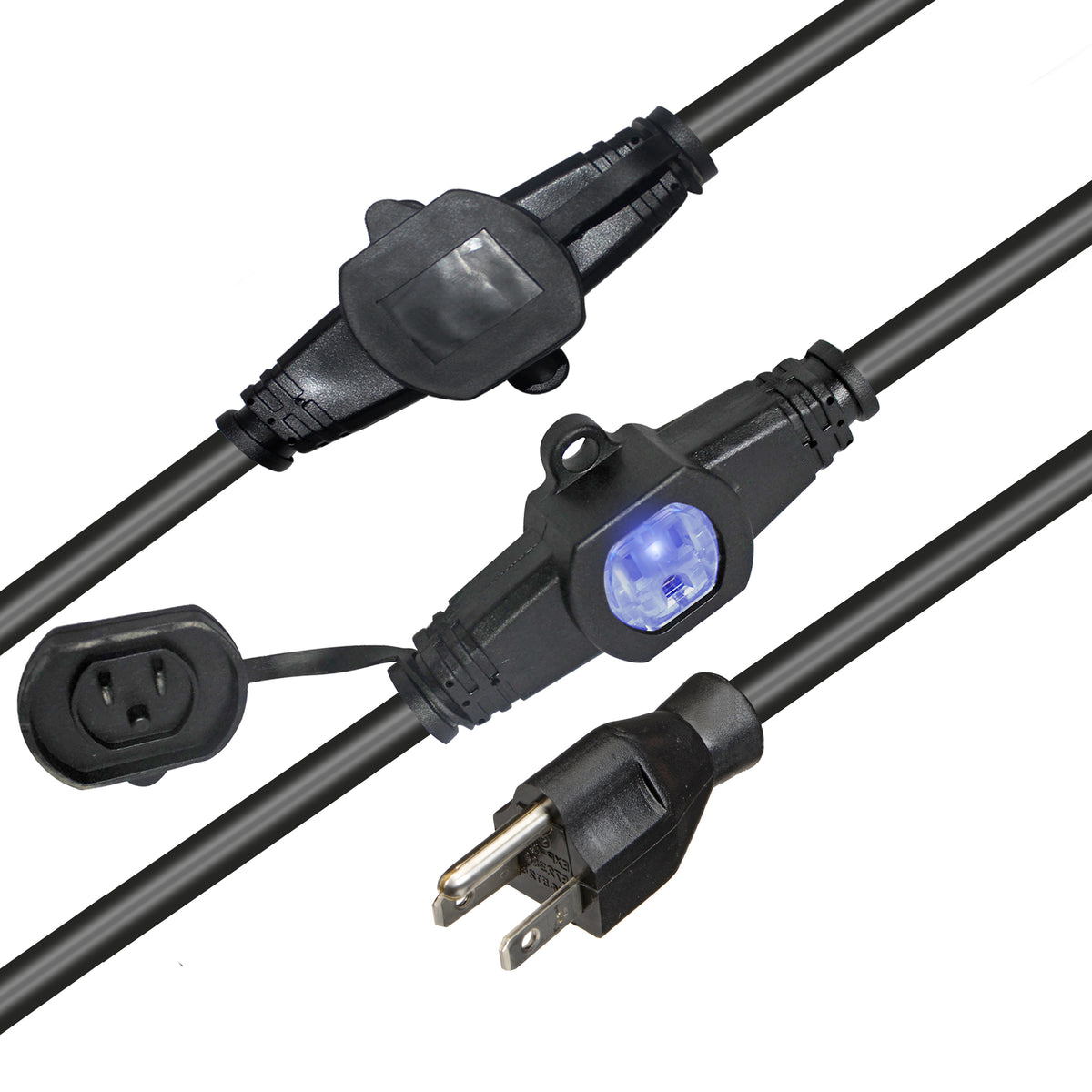 ProX XC-MEP14-529-MK2 52FT 110V Edison Male to 9 Outlet 110v EdisoProX ...