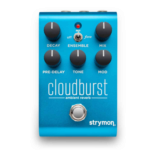 Strymon Cloudburst Ambient Reverb Guitar Pedal