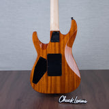 ESP USA M-II DX Electric Guitar - Ghost Flame - #US25144