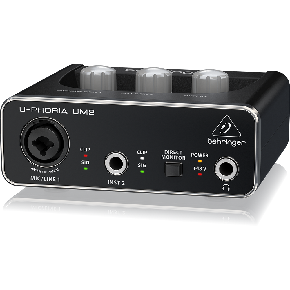 Behringer U-PHORIA UM2 2x2 USB Audio Interface – Chuck Levin's Behringer U-PHORIA UM2 2x2 USB Audio Interface – Chuck Levin's