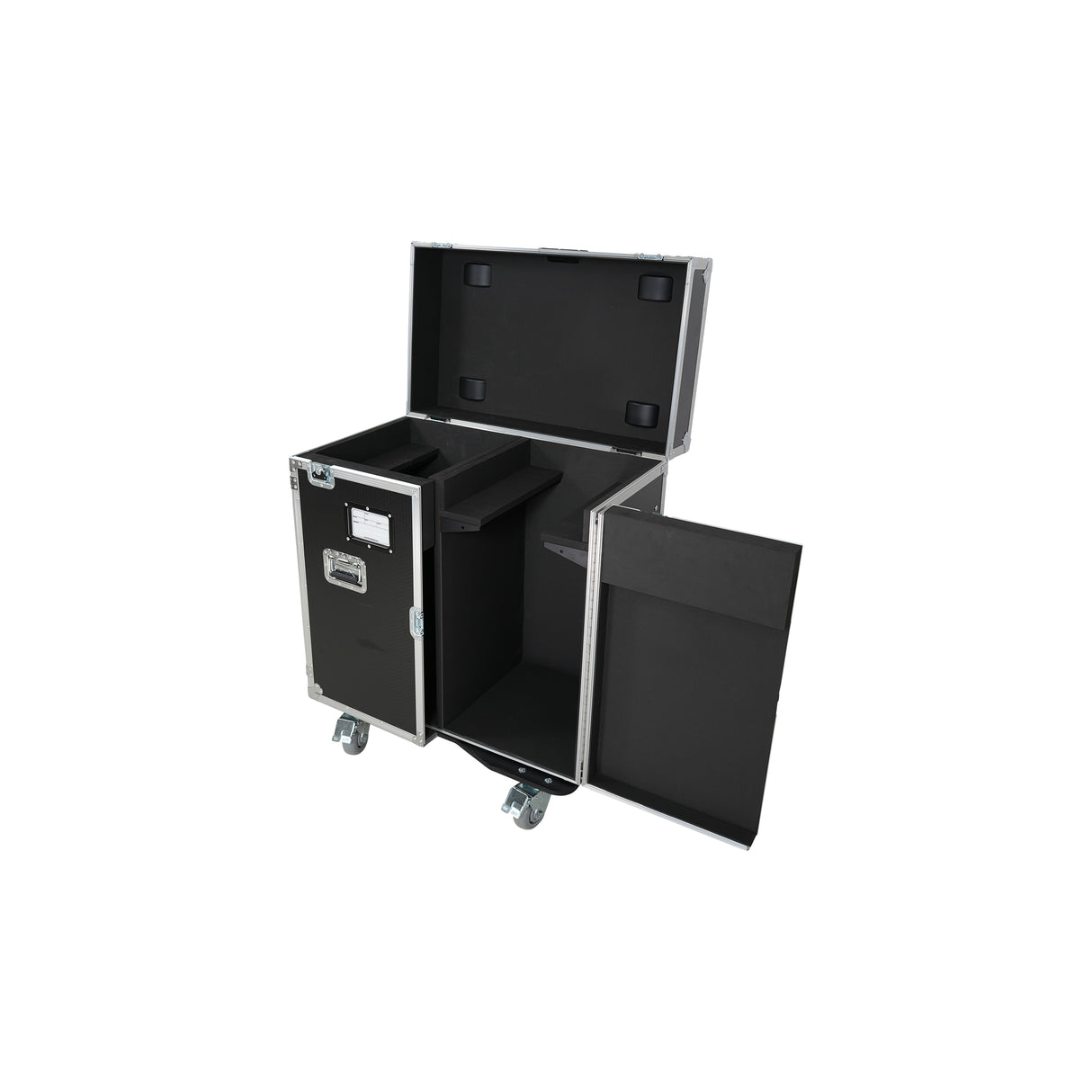 ProX XS-MH30WASHX2W for Two Moving Head Fixtures ATA Flight Style Road Case with Casters