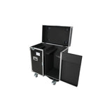 ProX XS-MH30WASHX2W for Two Moving Head Fixtures ATA Flight Style Road Case with Casters
