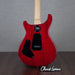 PRS CE24 Flame Maple Electric Guitar, Ebony Fingerboard - Scarlet Red - CHUCKSCLUSIVE - #230373137