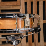 Noble & Cooley 3.875x14-Inch Solid Cherry Shell Snare - Nat. Satin Lacquer