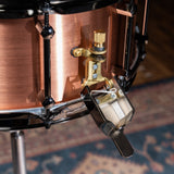Noble & Cooley 6x14-Inch Copper Classic Snare - Raw with Black Hardware
