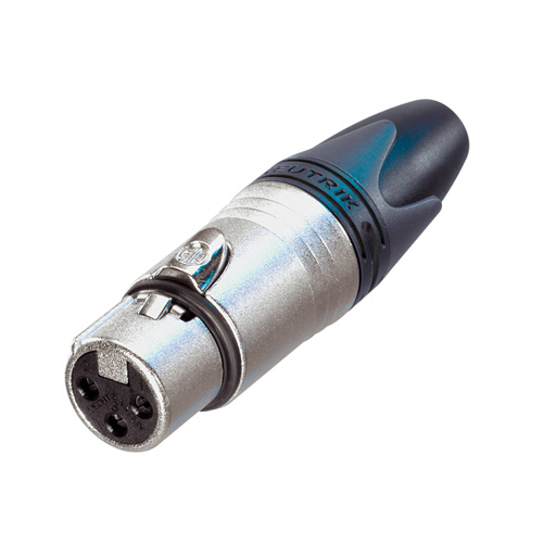 Neutrik NC3FXX Cable End XX Series 3 Pin Female - Nickel/Silver