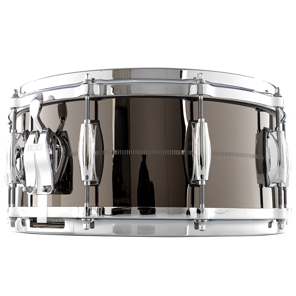Gretsch 14x6 USA Custom Limited Edition Brass Snare Drum - Black Nickel