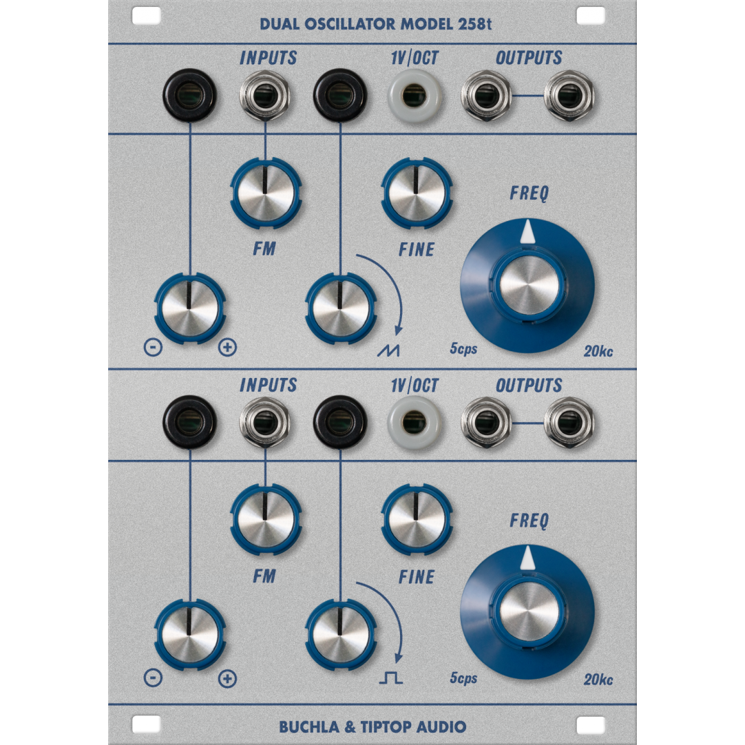Buchla x Tiptop Audio Model 258t Dual Oscillator Eurorack Module