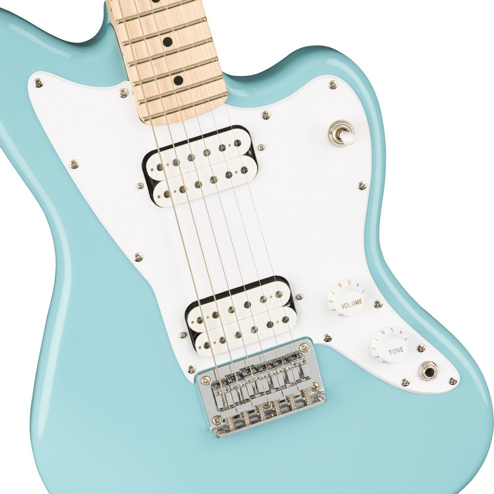 Squier Mini Jazzmaster HH Electric Guitar - Daphne Blue - New