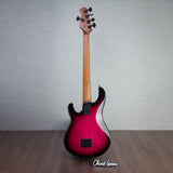Music Man StingRay Special 5-String Bass Guitar - Raspberry Burst - #K00853