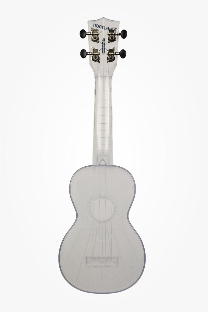 Kala Waterman Soprano Composite Translucent Ukulele - Gloss All Clear - New