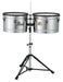 Pearl Banda Tambora W/ Stand, Cymbal Holder And Beater - White