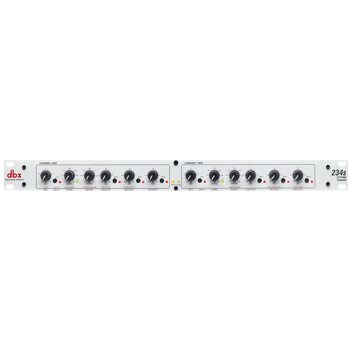 DBX 234s Stereo 2 or 3-Way, Mono 4-Way Crossover (TRS) - New