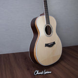 Taylor Custom Shop Grand Auditorium No Cutaway Lutz Spruce/Brazilian Rosewood Acoustic Electric Guitar - #1201206089