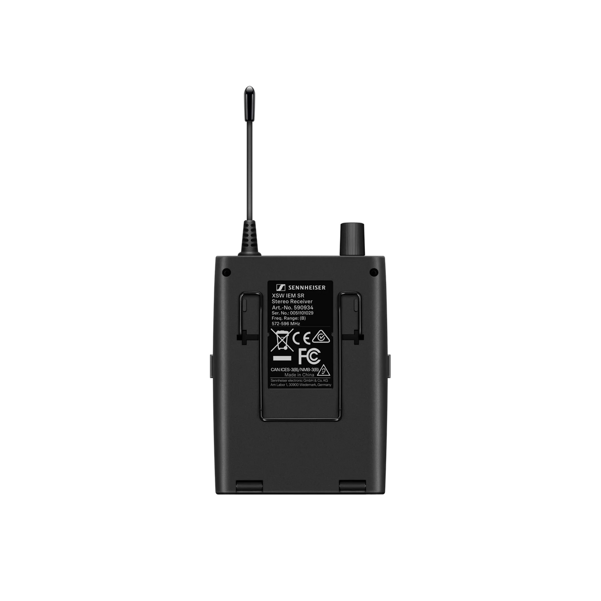 Sennheiser XSW IEM EK Stereo Bodypack Wireless Receiver - Band A