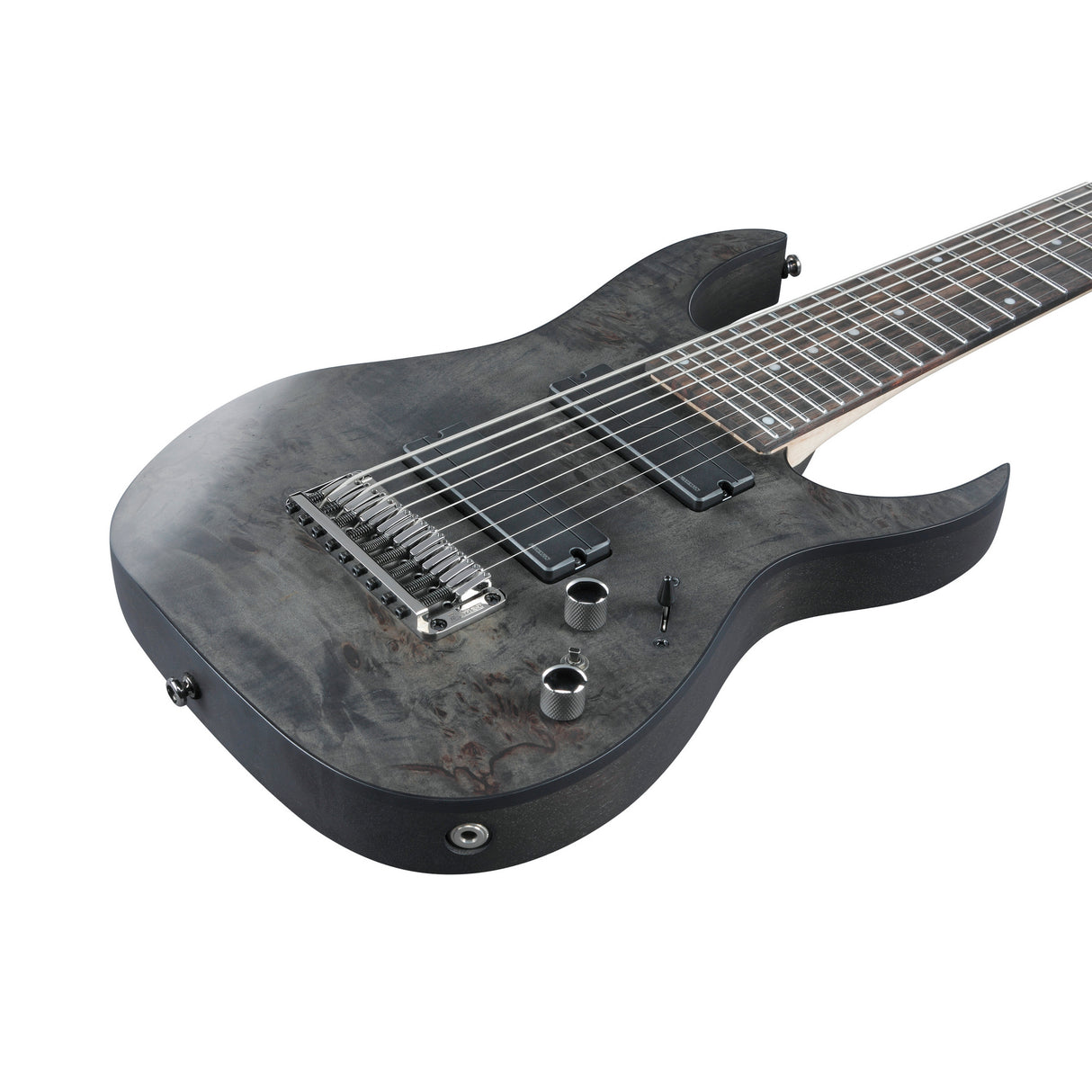 Ibanez RG Axe Design Lab RG9PB 9-String Electric Guitar - Transparent Gray Burst