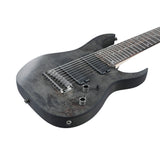Ibanez RG Axe Design Lab RG9PB 9-String Electric Guitar - Transparent Gray Burst