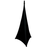 ProX X-SP3SC-BL Lycra Cover Scrim for Speaker Tripod or Lighting Stand 3 Sided - Black