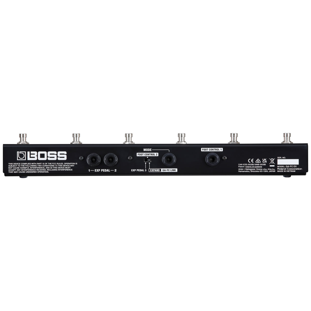 Boss GA-FC EX Foot Controller for Select Boss Amplifiers