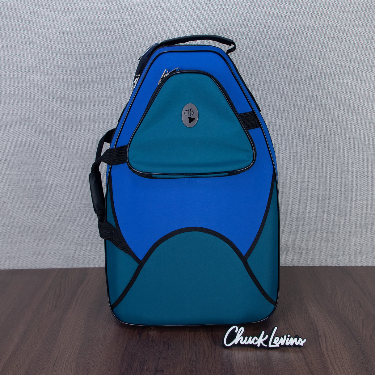 Marcus Bonna Standard French Horn Case with Detachable Bell - Royal Blue / Turquoise